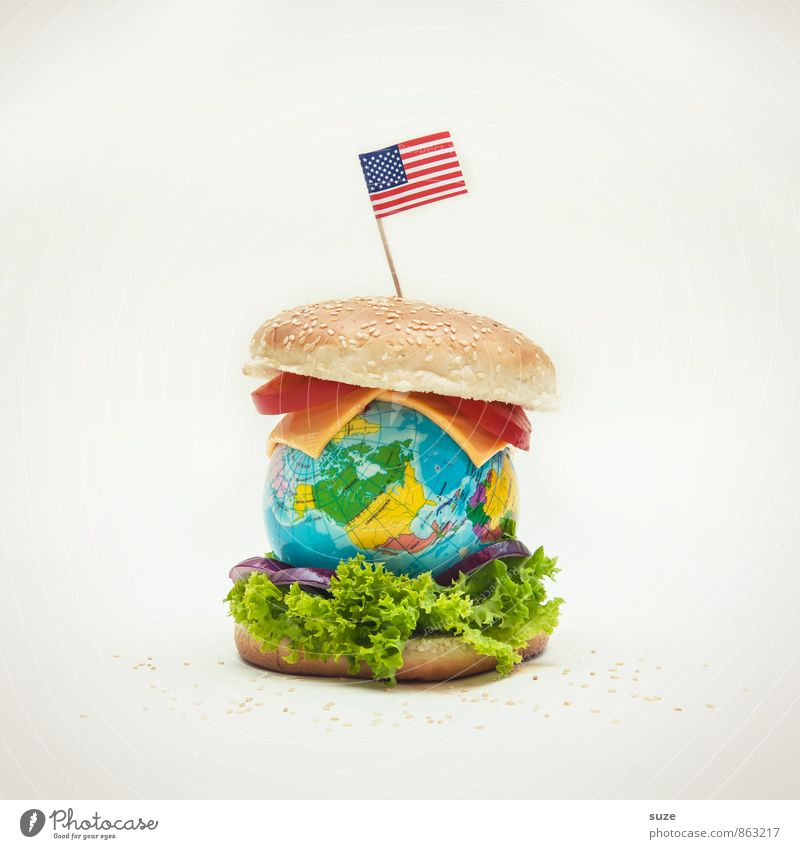 earth burger Food Cheese Lettuce Salad Nutrition Fast food Lifestyle Earth Flag Globe Exceptional Infinity Funny Original Appetite Gluttony Voracious