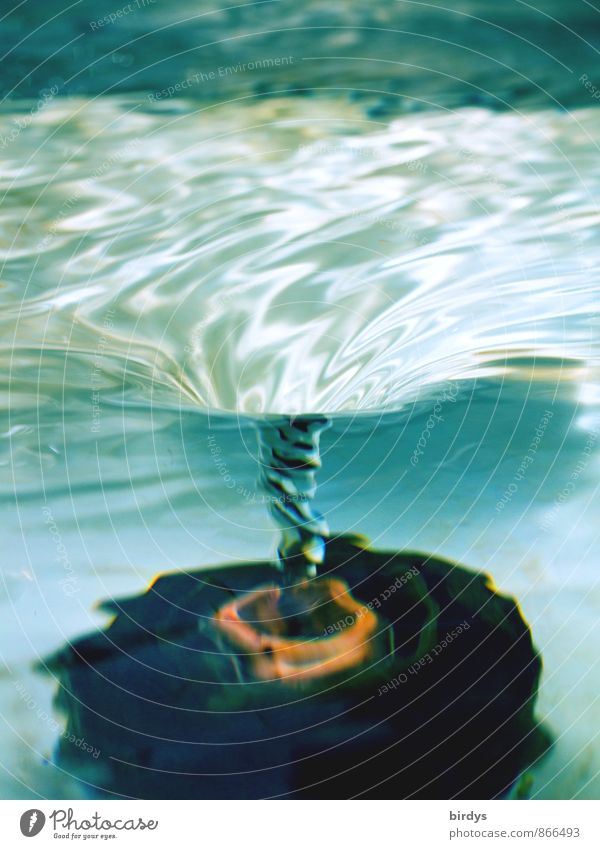 pull Water Rotate Esthetic Exceptional Fantastic Fluid Wet Positive Turquoise Movement Pure Suction Whirlpool Drainage Spiral Transparent Swirl Drinking water