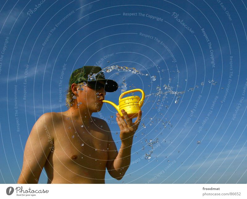 blow Inject Watering can Jug Sunglasses Summer Physics basekap Blow Sky Warmth
