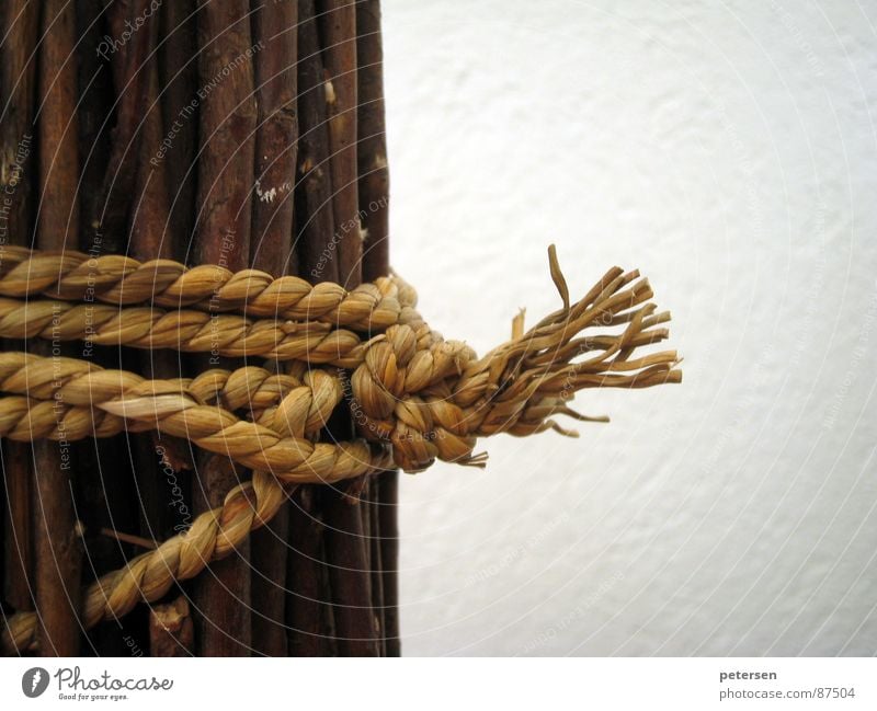 Bundled Wood Brown String - a Royalty Free Stock Photo from Photocase