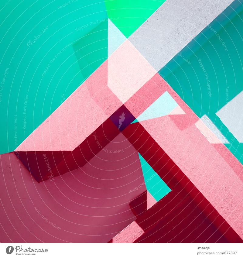 /'- Minimalistic Illustration Abstract Modern Design Style Structures and shapes Background picture Esthetic Arrangement Hip & trendy Sharp-edged Close-up