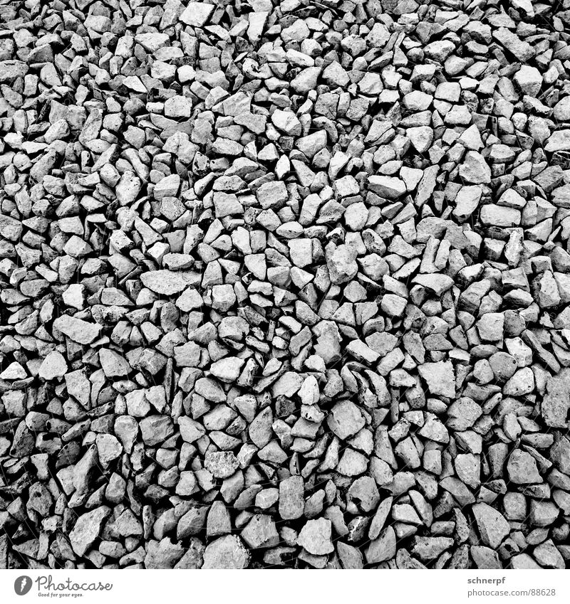 gravel Gravel Subsoil Structures and shapes Gray Industry Black & white photo Mountain Stone Cool (slang)