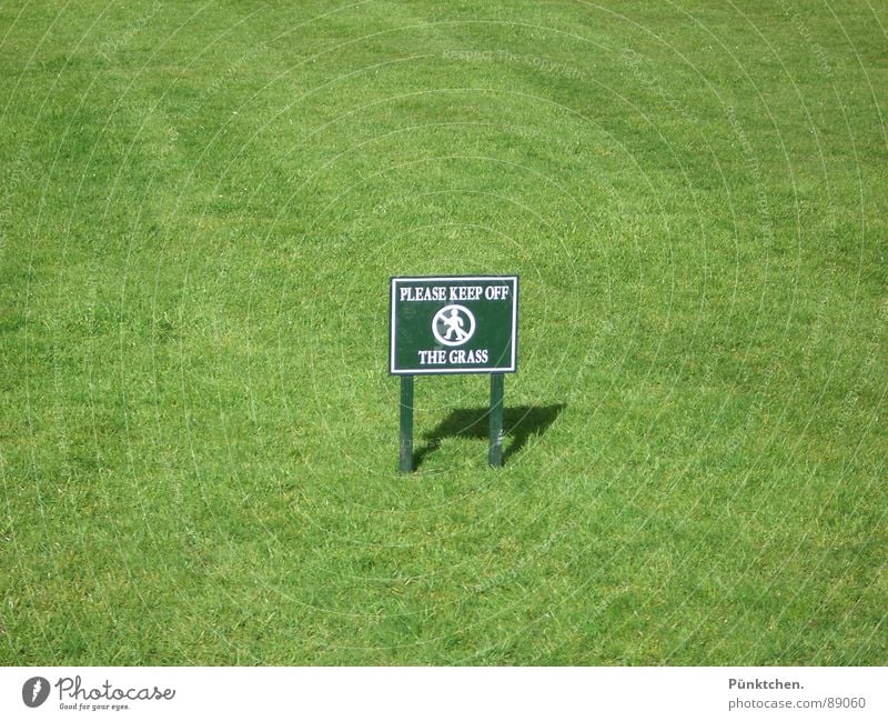 restricted area Green Bans Exclusion zone England Grass Meadow Park Signs and labeling Summer London Great Britain Leisure and hobbies Text Spring Garden Lawn