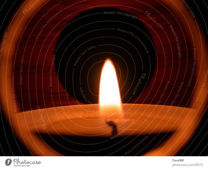 candle Candle Light Hollow Photographic technology