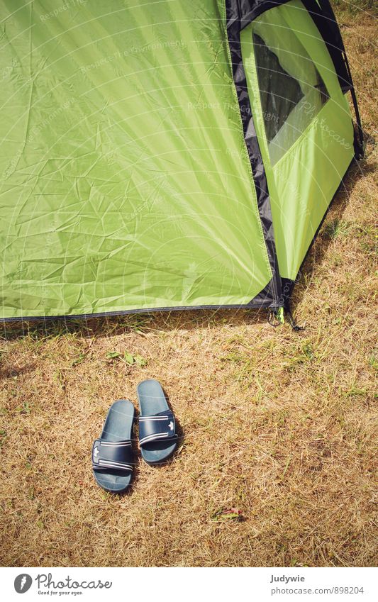 Coming home | Permanent camper Vacation & Travel Tourism Trip Adventure Camping Summer Summer vacation Sun Hiking Environment Nature Grass Meadow Footwear