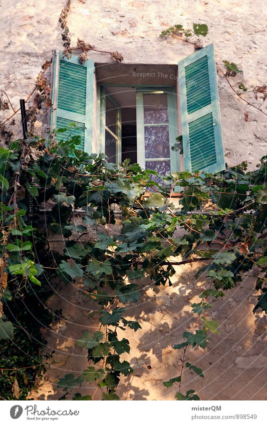 Window play. Art Esthetic Contentment Shutter Window pane View from a window Window frame Window transom and mullion Glazed facade Open France Cote d'Azur