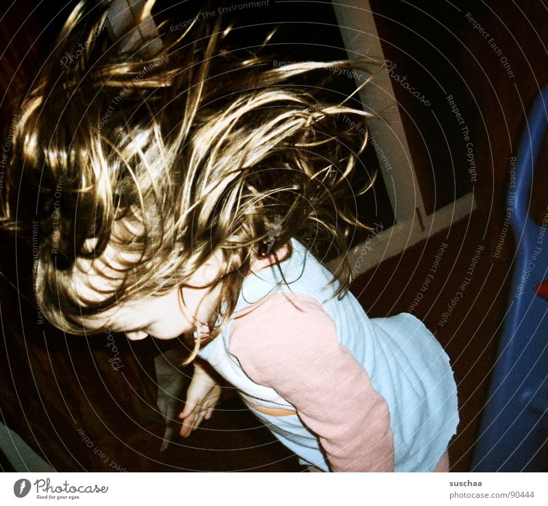 (b)angel fliiiiiieg ... Living room Slide Hop Child Toddler Playing Loud Joy Hair and hairstyles To fall Laughter