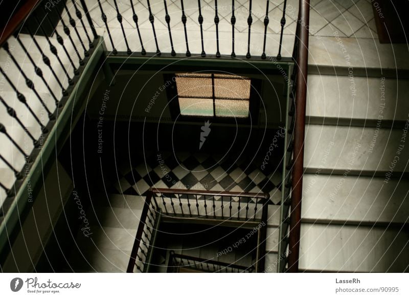 Spanish stairs Spain Staircase (Hallway) Barcelona Architecture Handrail
