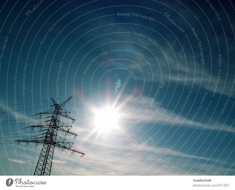 DRIVING FORCE Connection Transmission lines Knot Chaos Transition Aspire Graphic Lamp Wire Electricity Power Sky Pattern Industrial Beautiful weather Smash