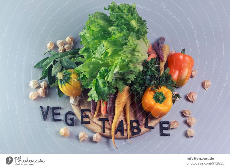 VEGETABLE Food Vegetable Lettuce Salad Nutrition Organic produce Vegetarian diet Diet Slow food Italian Food Good Multicoloured Yellow Pepper Carrot Zucchini
