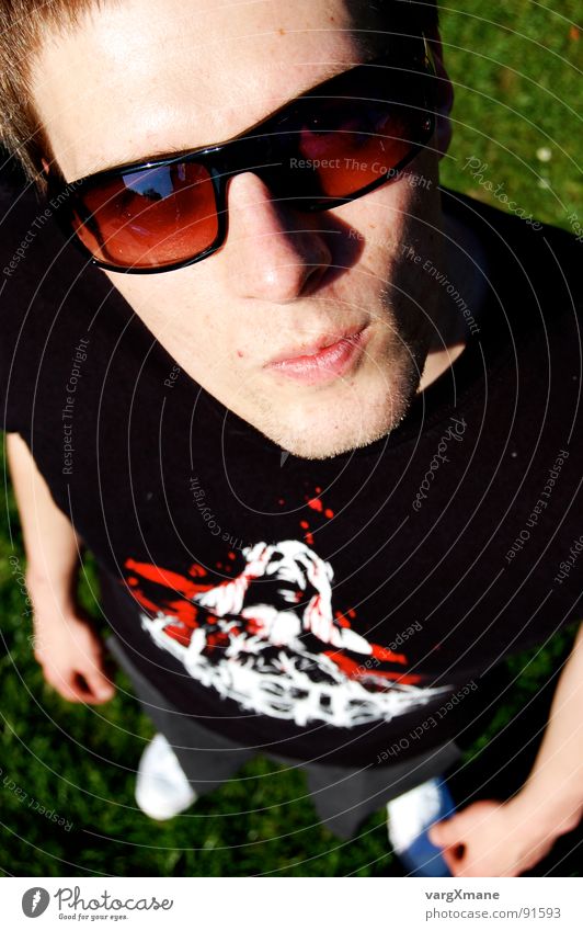 Flois1337 Sunglasses Summer Bird's-eye view Easygoing Physics Man Suicide Silence Guy Face Florian metal shirt Warmth