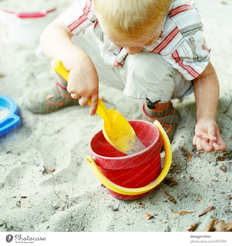 Sand Paradise 2 Child Sandpit Sand toys Toys Playing Bucket Red Builder Boy (child) Blue boy sandbox Loudspeaker playground plaything Filter