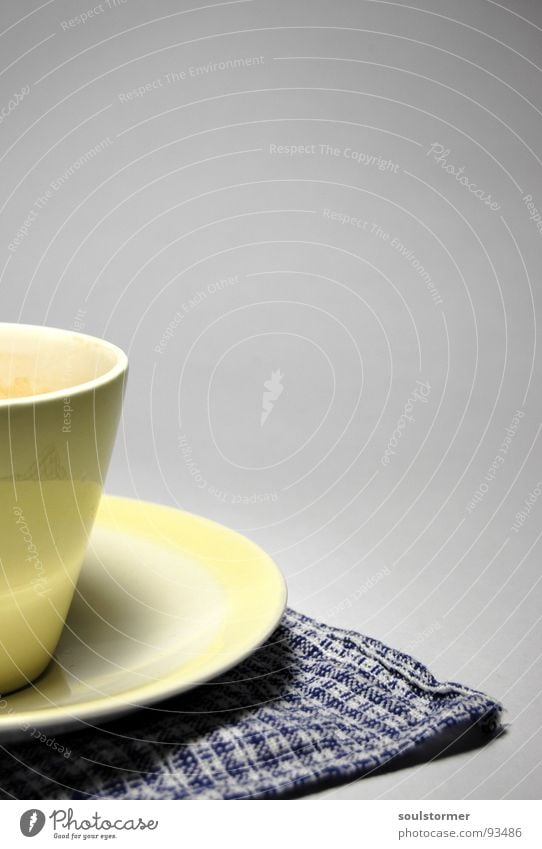 Second cup... Beverage Black Yellow White Cup Saucer Hot Towel Crockery Edge Reflection Kitchen Coffee Blue have a cup