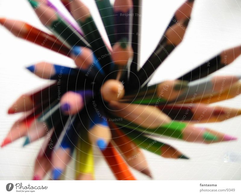 Blurred Crayon Multicoloured Photographic technology Colour