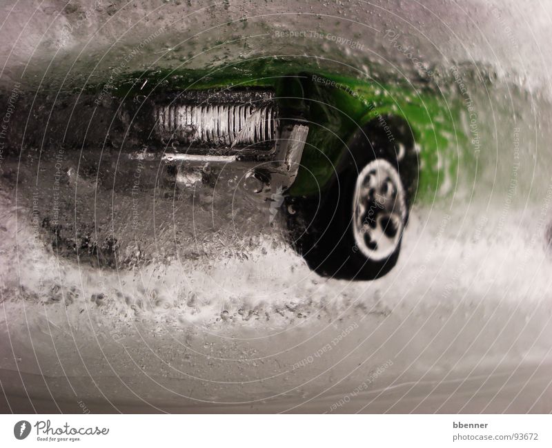 Car in the water Green - a Royalty Free Stock Photo from Photocase