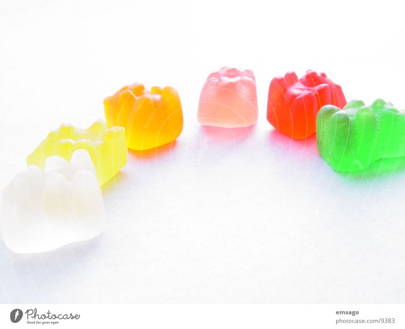 Yummi bears Gummy bears Multicoloured Candy Delicious Things Bear