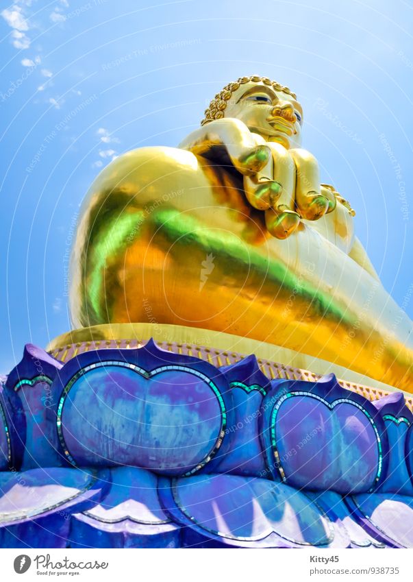 Golden Buddha Statue A Royalty Free Stock Photo From Photocase