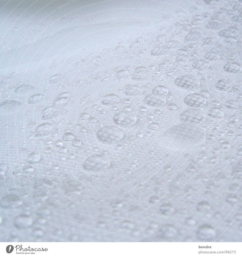 its raining... Wet Nonwoven fabric Cloth White Water Rain Drops of water padded fleece