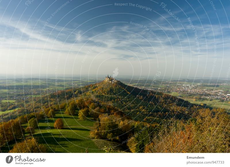 Hohenzollern III Vacation & Travel Tourism Trip Sightseeing Germany Europe Castle Castle Hohenzollern Hiking Old Large Swabian Jura Panorama (View)