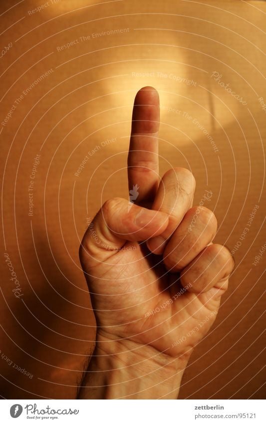 one 1 Fingers Forefinger - a Royalty Free Stock Photo from Photocase