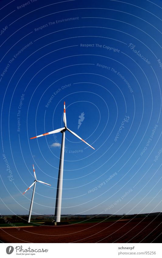wind turbine Air Wind energy plant Electricity Expensive Ecological Renewable energy Engines Energy industry Simple Horizon Rotate 2 Airy Calm Down-to-earth