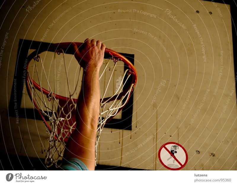 Hang me up to dry! Gymnasium Bans Score Sports Playing Basketball Catch Relaxation