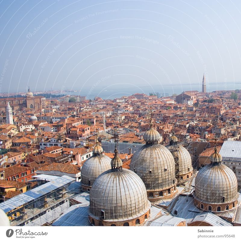Supervision, Venetian Venice St. Marks Square Bird's-eye view Domed roof House of worship Sky Cathedral Basilica San Marco Overview Far-off places Skyline