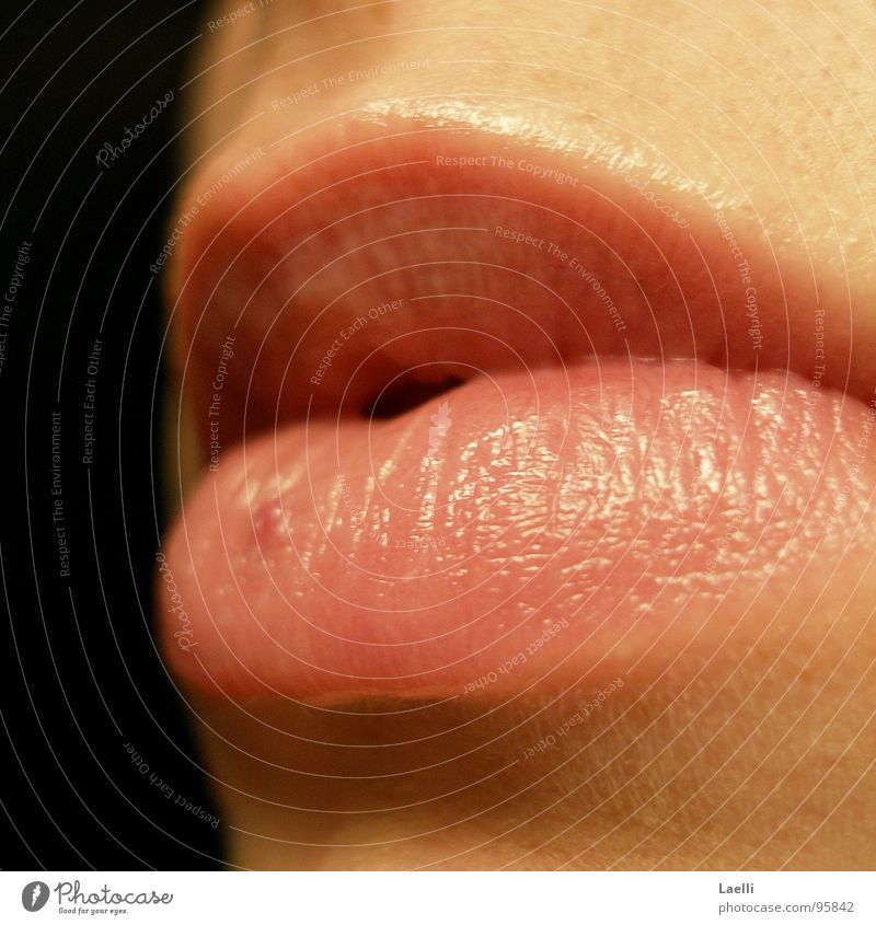 ...don't say anything... Pink Woman Lips Mouth Skin Bright Calm Dark background