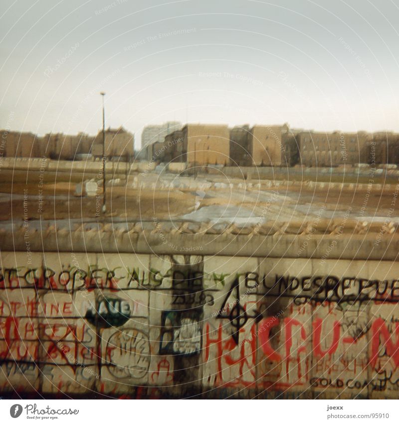 ...and you're out! SECOND Going Ally The Wall Monument GDR Captured Escape Refugee Border post Border guard Historic Germany Wall (barrier) Berlin East
