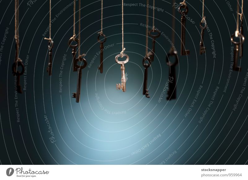 The Key Old Hanging String - a Royalty Free Stock Photo from Photocase