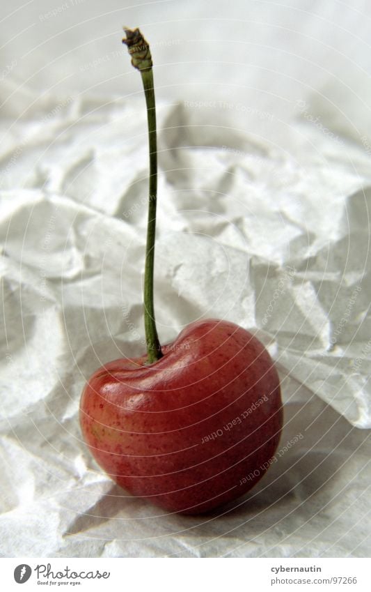 cherry Cherry Paper Summer Fruit Macro (Extreme close-up) Close-up Heart Pomacious fruits Markets Nutrition