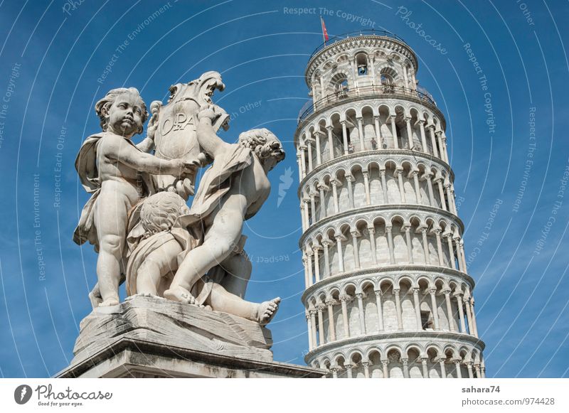 pisa Vacation & Travel Tourism Trip Far-off places City trip Summer Summer vacation Sun Village Small Town Old town Populated Church Park Places City hall Tower