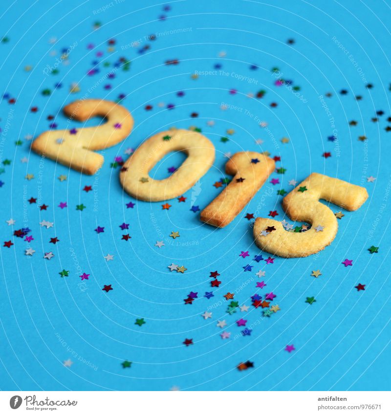 A motley 2015 for all of you :-) Dough Baked goods Cookie Nutrition Eating To have a coffee Feasts & Celebrations New Year's Eve Wedding Birthday Decoration