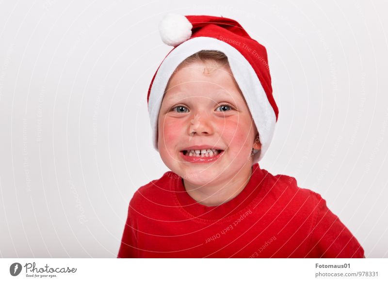 It´s Christmas Time II Joy Christmas & Advent Human being Child Boy (child) 1 3 - 8 years Infancy Smiling Happiness Fresh Happy Cute Red White Emotions Moody
