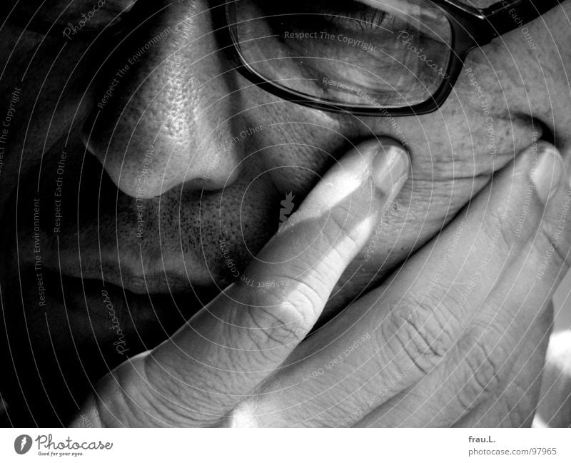 submerged 50 plus Doze Dream Man Reading Eyeglasses Hand Portrait photograph Sunday Redecorate Morning Absentminded Facial hair Pore Concentrate Magazine