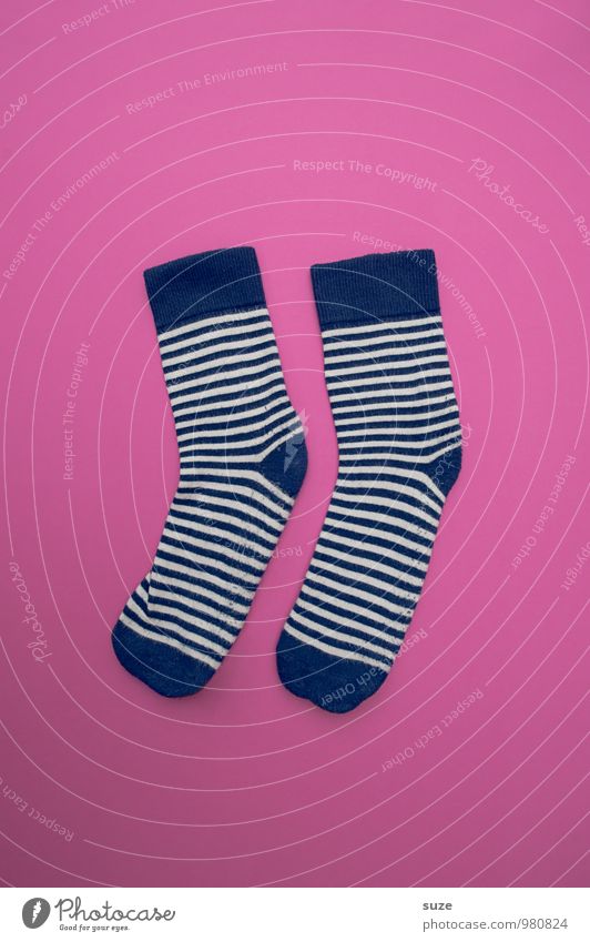 WeihMa Socks Kit Lifestyle Shopping Style Design Leisure and hobbies Fashion Clothing Stockings Stripe Simple Beautiful Funny Blue Pink Orderliness Cleanliness