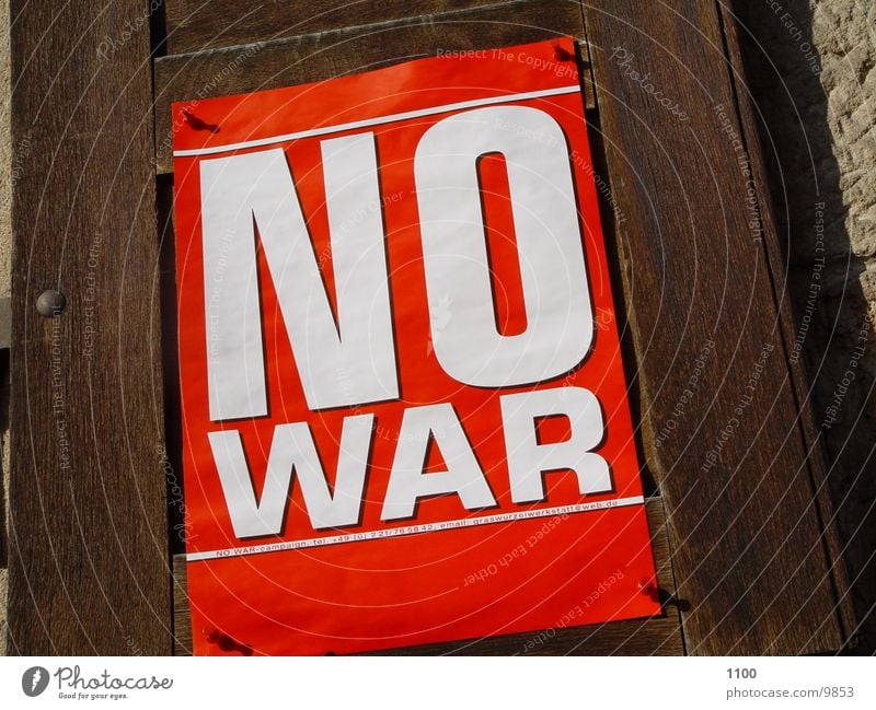 no war Poster Things call