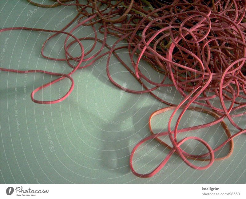 Rubber with a difference Red Light and shadow Accumulation Multiple Circle Elastic Multilateral Infinity Muddled Heap Practical Household Kitchen Elastic band