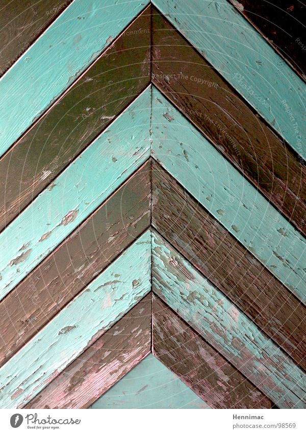 It's up here. Door Wood Arrow Direction Above Roof Detail Structures and shapes Arrangement Mint green Brown Wood grain Old Corner Line Pattern Point Varnish