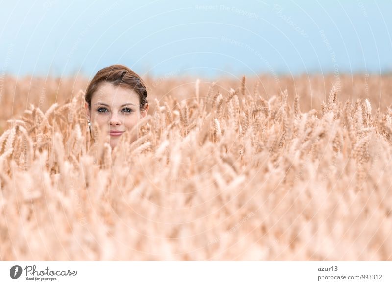 A pretty girl in the countryside - a Royalty Free Stock Photo from Photocase